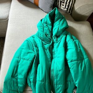 Vici Stay Awhile Kelly Green size M puffer Jacket